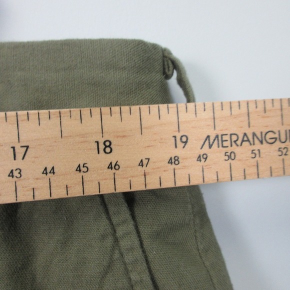 Brooks Brothers Bermuda Shorts Mens 40 Green Cotton Linen Summer Casual 336 - Picture 9 of 12